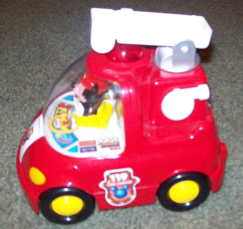 mickey mouse fire truck remote control
